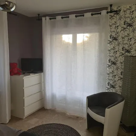 Bedroom With Breakfast Dining Area And Shower Parthenay
